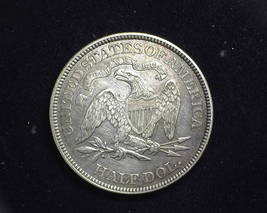 1869 Liberty Seated Half Dollar XF Slight dig - US Coin