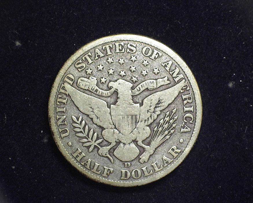 1907 D Barber Half Dollar VG/F - US Coin