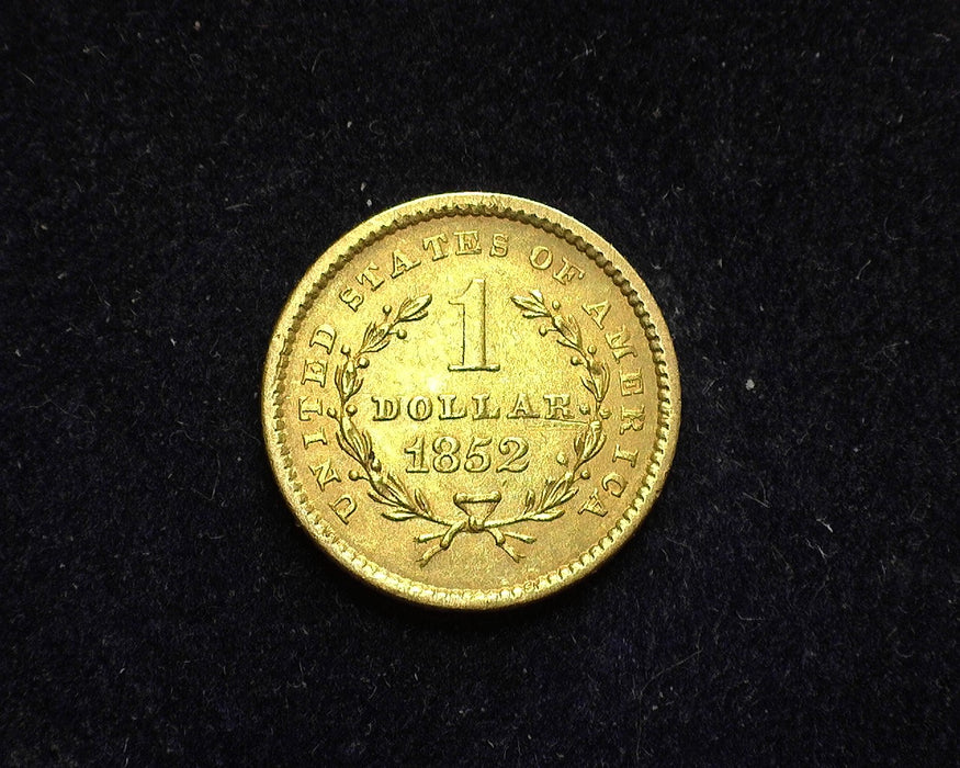 1852 Dollar Gold Piece UNC - US Coin