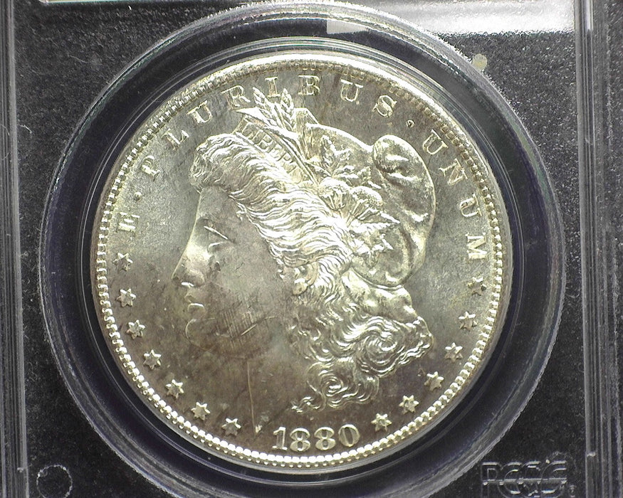 1880 S Morgan Silver Dollar MS64 PCGS Slab - US Coin