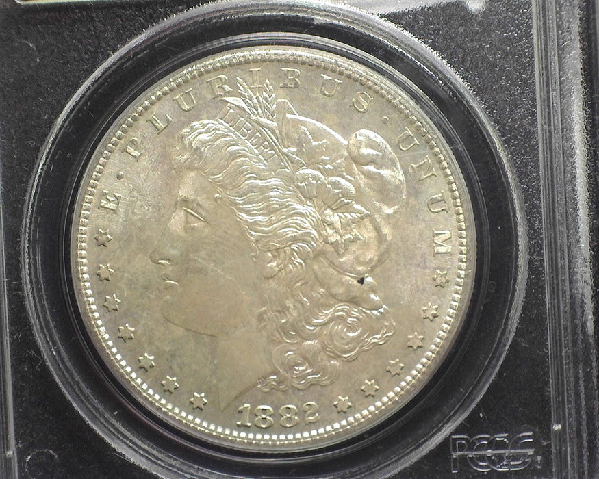 1882 S Morgan Silver Dollar MS64 PCGS Slab - US Coin