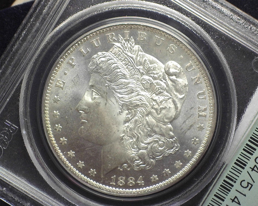 1884 O Morgan Silver Dollar MS64 PCGS Slab - US Coin