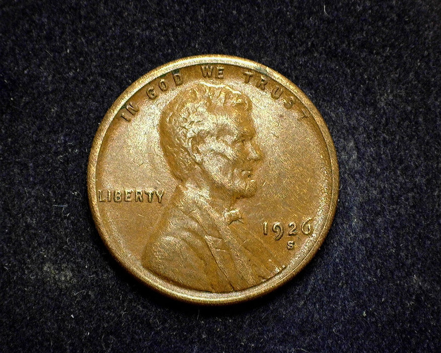 1926 S Lincoln Wheat Penny/Cent XF - US Coin