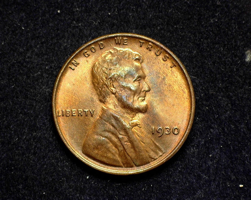 1930 Lincoln Wheat Penny/Cent BU Red - US Coin