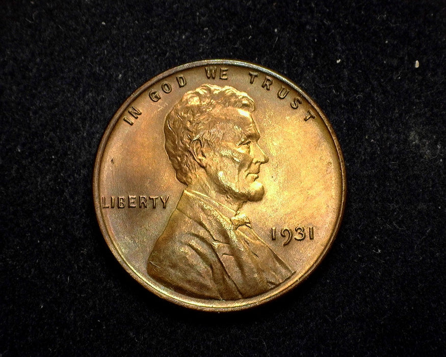 1931 Lincoln Wheat Penny/Cent BU Red - US Coin