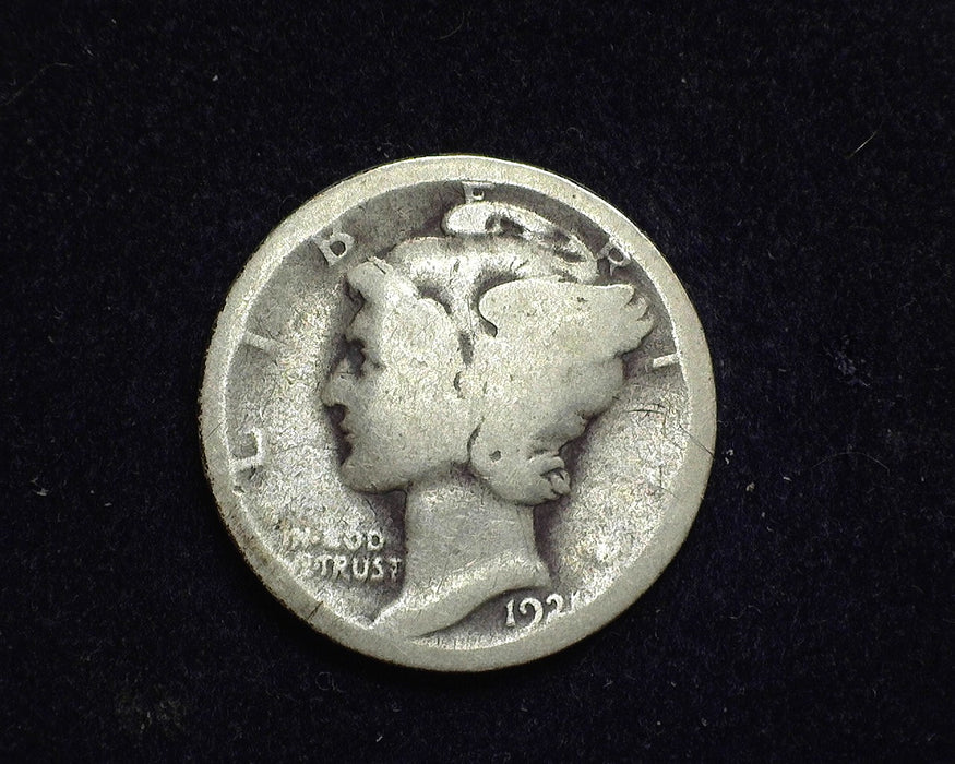 1921 Mercury Dime AG - US Coin