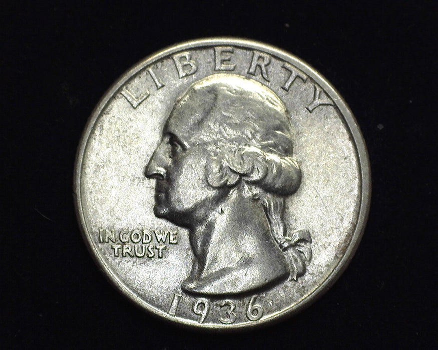 1936 Washington Quarter AU - US Coin