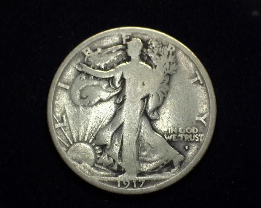 1917 S Liberty Walking Half Dollar VG - US Coin