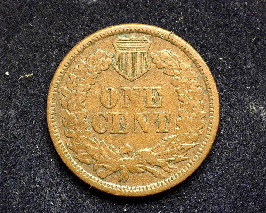 1865 Indian Head Penny/Cent F - US Coin