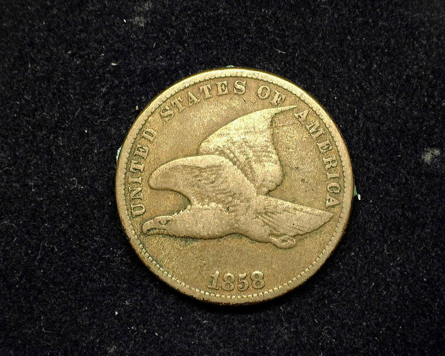 1858 Flying Eagle Penny/Cent Small letter VG - US Coin