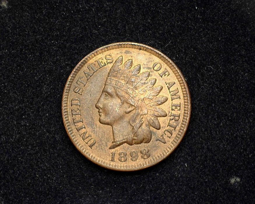 1898 Indian Head Penny/Cent Xf/Au - US Coin