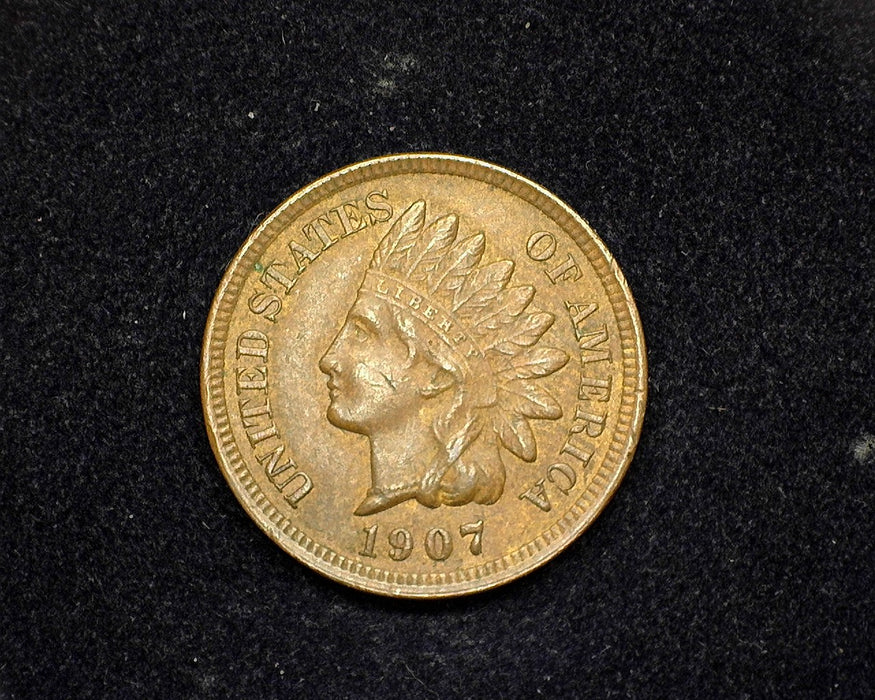 1907 Indian Head Penny/Cent XF - US Coin