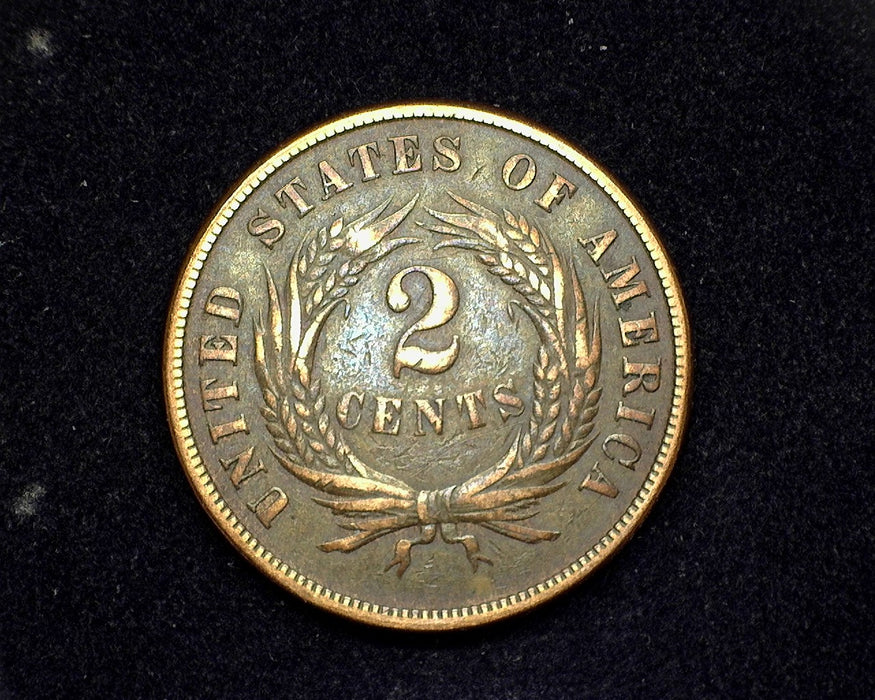 1871 Two Cent Piece VF - US Coin