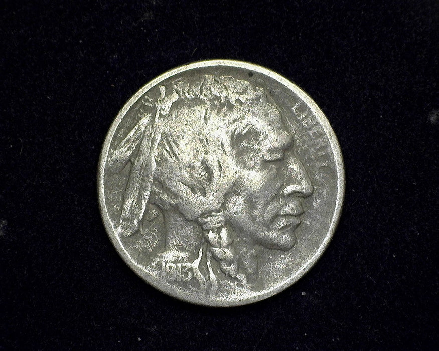 1913 S Type 1 Buffalo Nickel Porous surface. F - US Coin