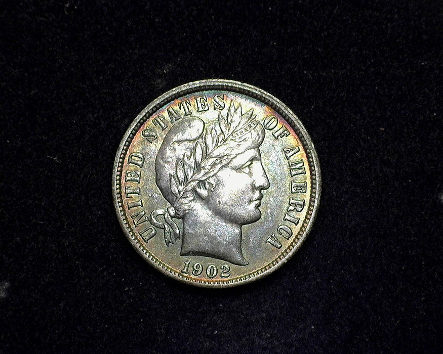 1902 Barber Dime AU - US Coin