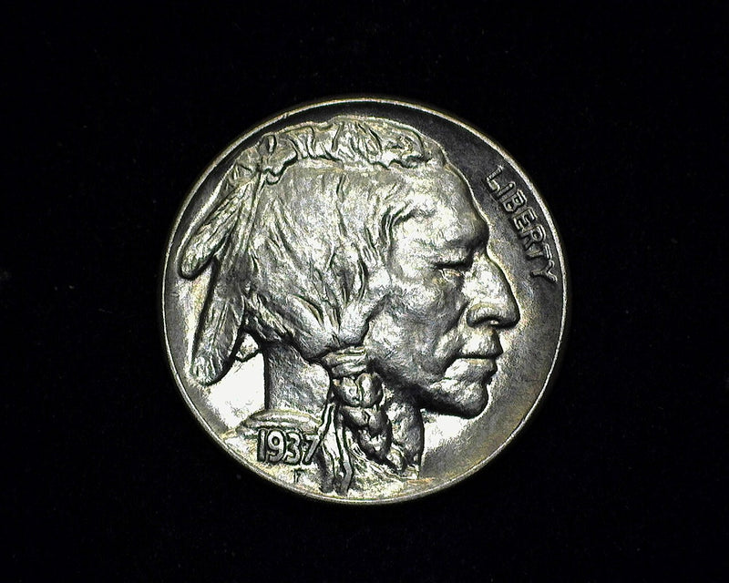 1937 Buffalo Nickel BU Choice - US Coin