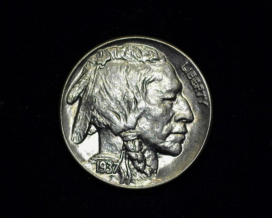 1937 Buffalo Nickel BU Choice - US Coin