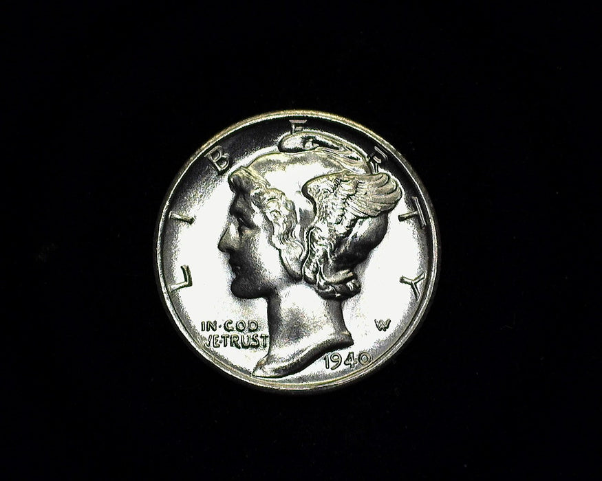 1940 S Mercury Dime BU MS65 - US Coin