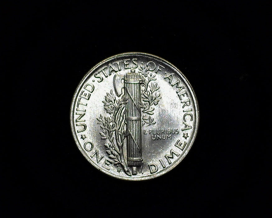 1945 S Micro Mercury Dime BU Choice - US Coin