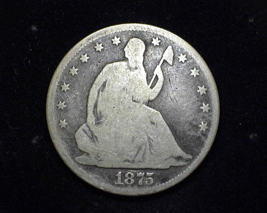 1875 Liberty Seated Half Dollar G - US Coin