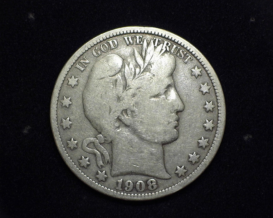 1908 Barber Half Dollar VG/F - US Coin