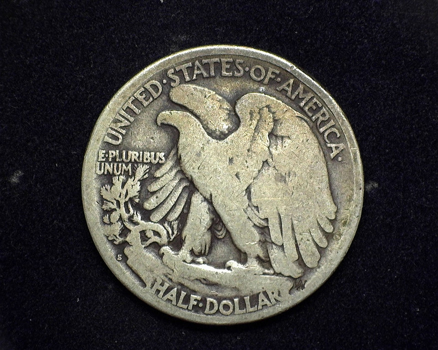 1917 S Rev Liberty Walking Half Dollar VG - US Coin