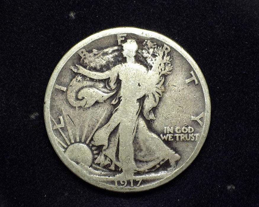 1917 S Rev Liberty Walking Half Dollar VG - US Coin
