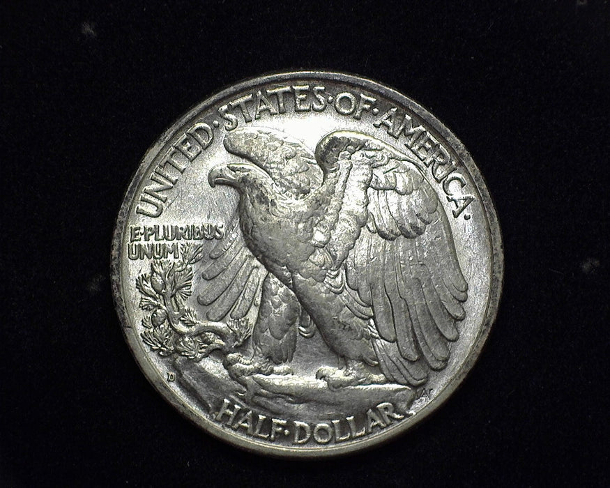 1939 D Liberty Walking Half Dollar AU - US Coin