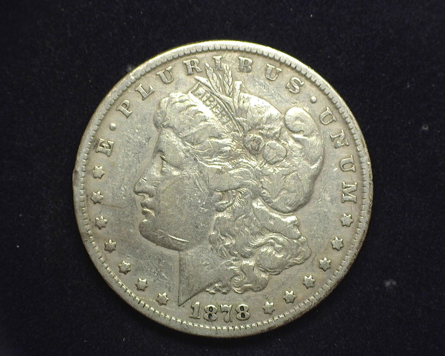 1878 7 Feathers Morgan Silver Dollar VF - US Coin