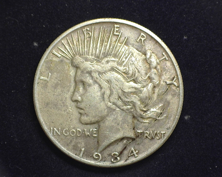 1934 S Peace Dollar VF - US Coin