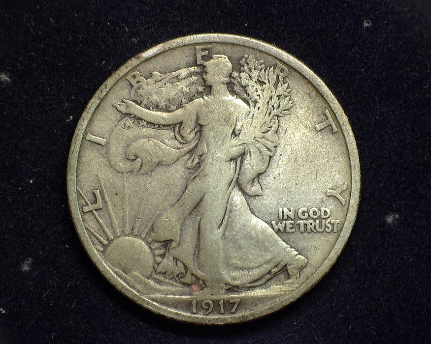 1917 D Walking Liberty Half Dollar VG - US Coin