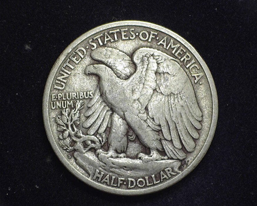1917 S Rev Walking Liberty Half Dollar F - US Coin