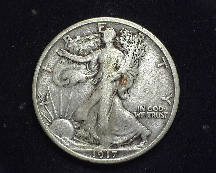 1917 S Rev Walking Liberty Half Dollar F - US Coin