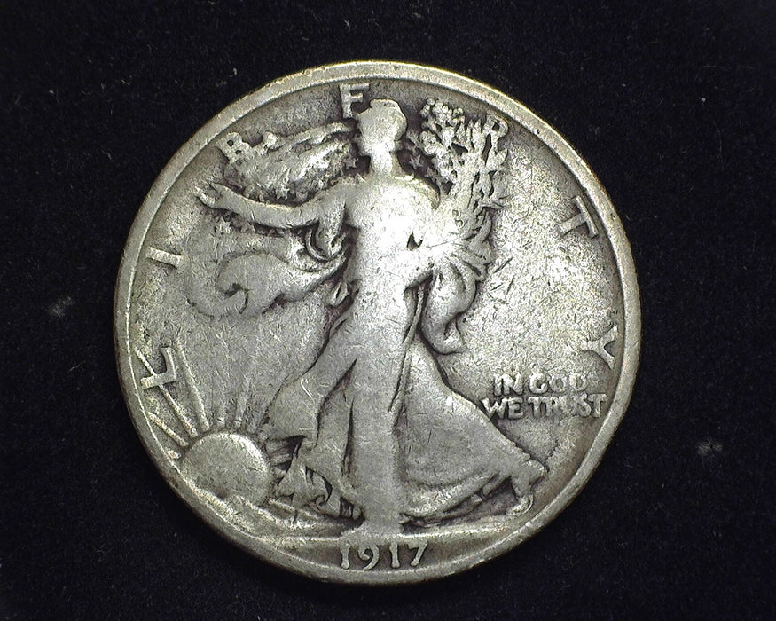 1917 S Rev Walking Liberty Half Dollar G - US Coin