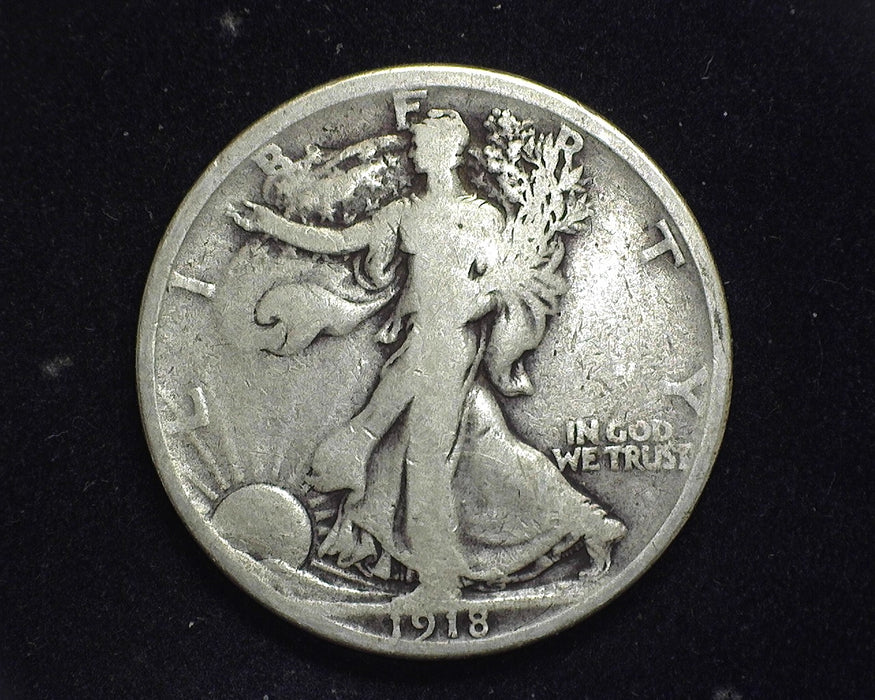1918 Walking Liberty Half Dollar VG - US Coin
