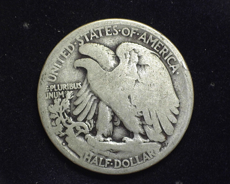 1918 D Walking Liberty Half Dollar VG - US Coin