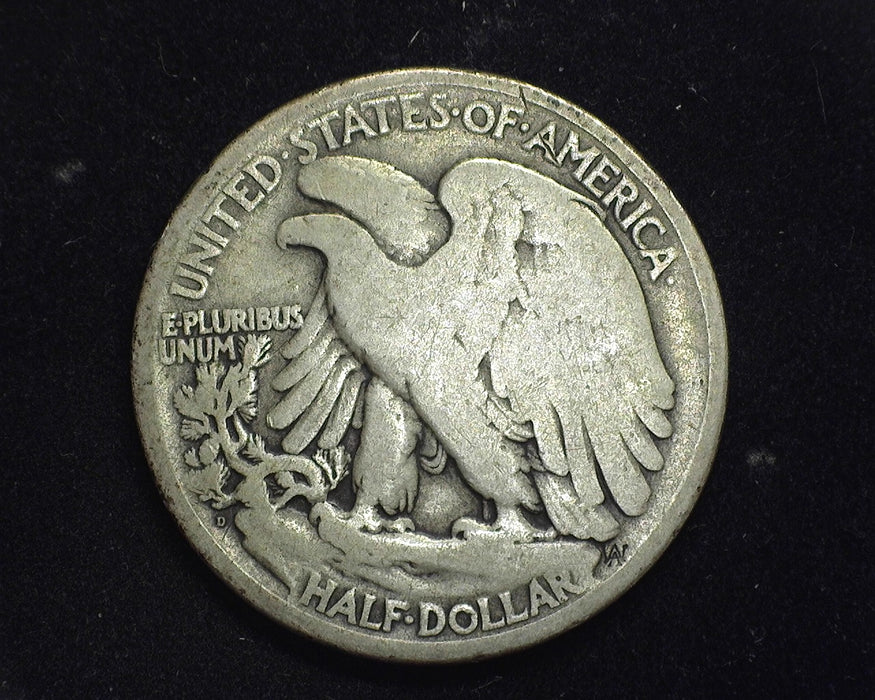 1919 D Walking Liberty Half Dollar VG - US Coin
