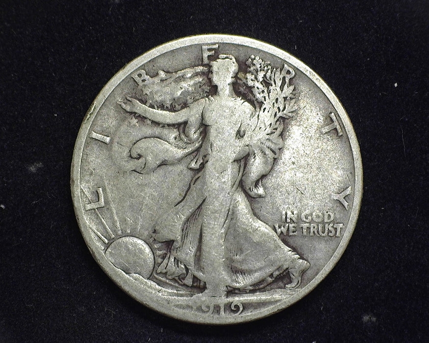 1919 S Walking Liberty Half Dollar VG - US Coin