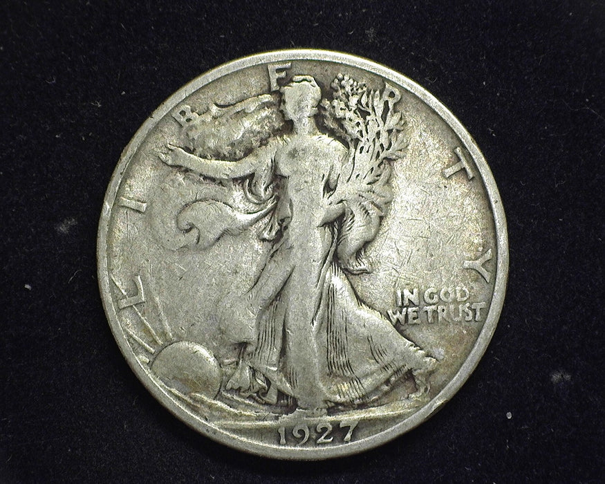 1927 S Walking Liberty Half Dollar F - US Coin