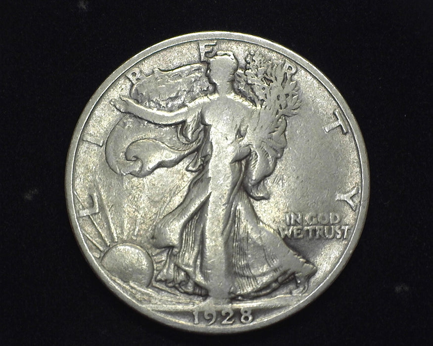 1928 S Walking Liberty Half Dollar F - US Coin