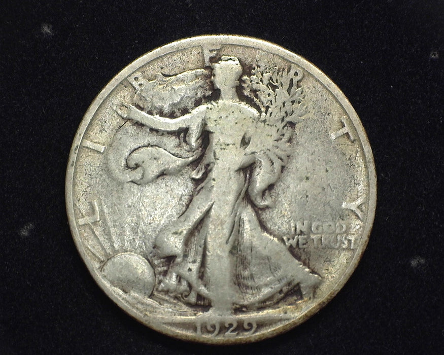 1929 S Walking Liberty Half Dollar F - US Coin