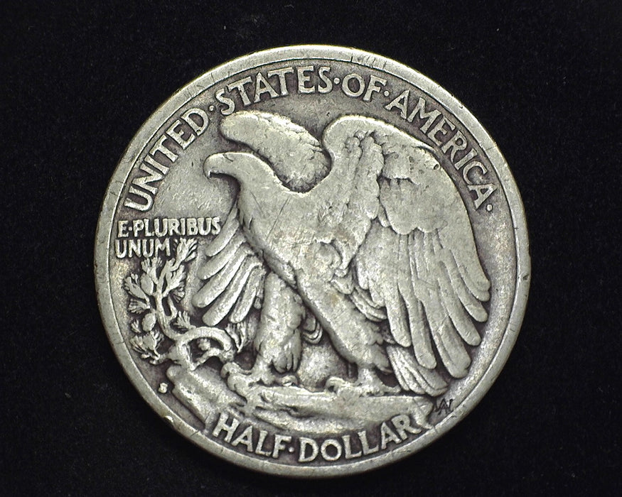 1935 S Walking Liberty Half Dollar F - US Coin