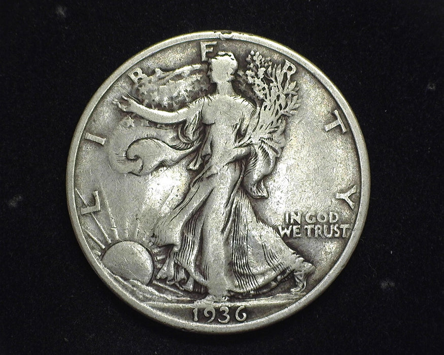 1936 Walking Liberty Half Dollar F - US Coin