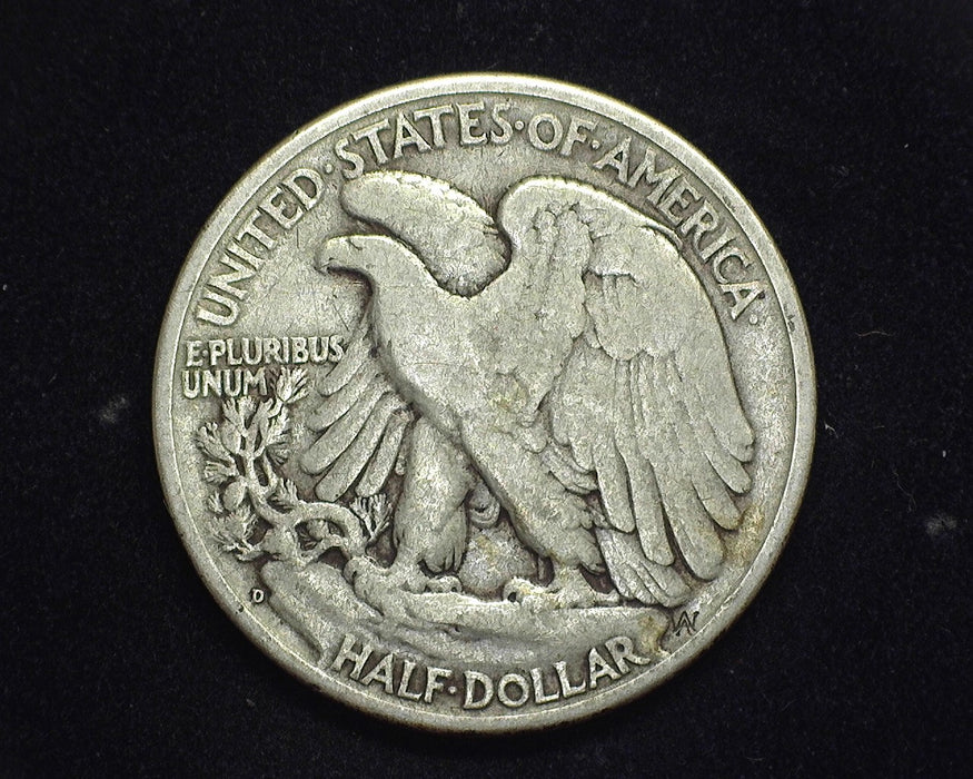 1936 D Walking Liberty Half Dollar F - US Coin