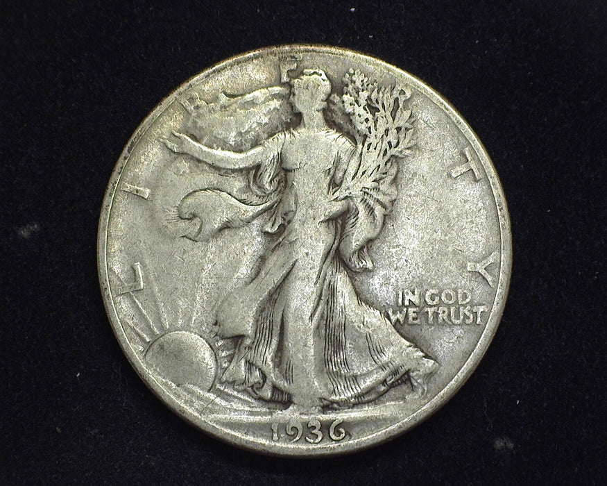 1936 D Walking Liberty Half Dollar F - US Coin