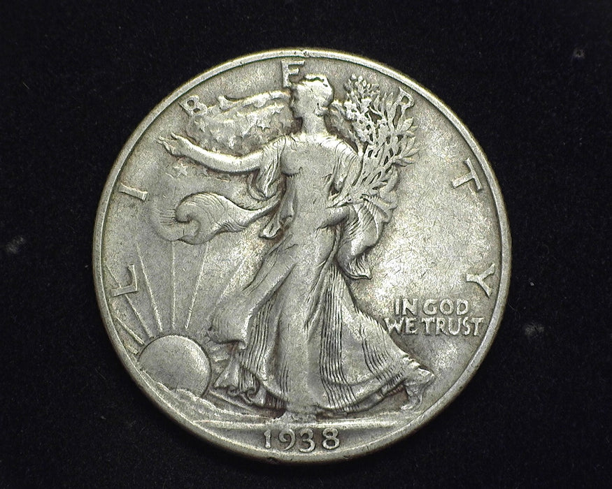 1938 Walking Liberty Half Dollar F/VF - US Coin