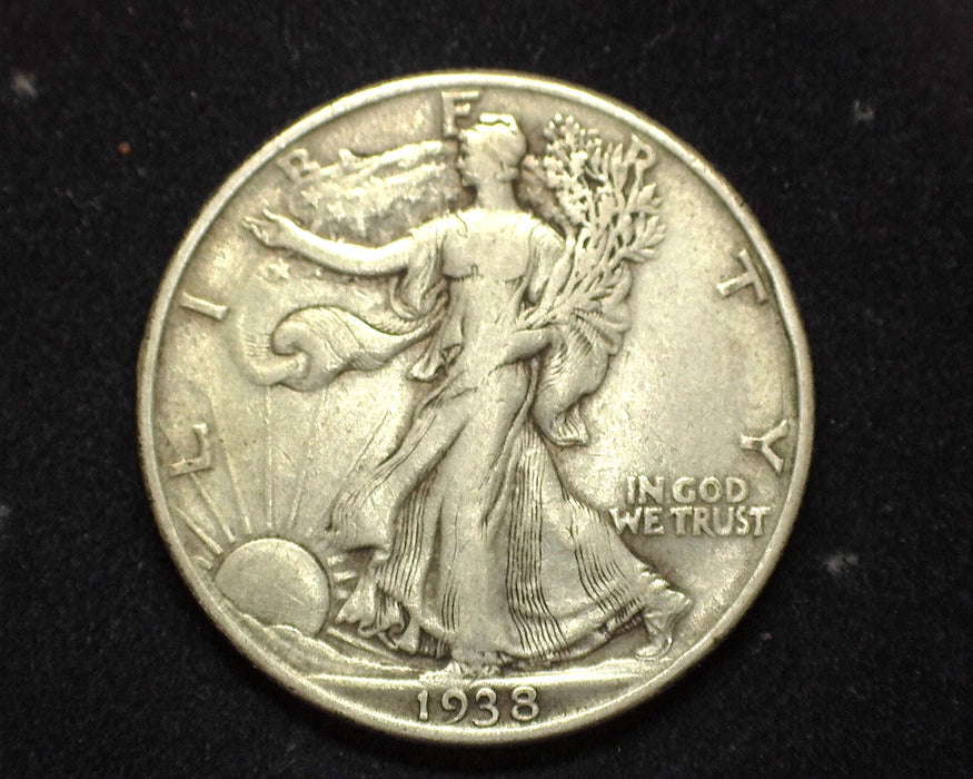 1938 Walking Liberty Half Dollar VF - US Coin