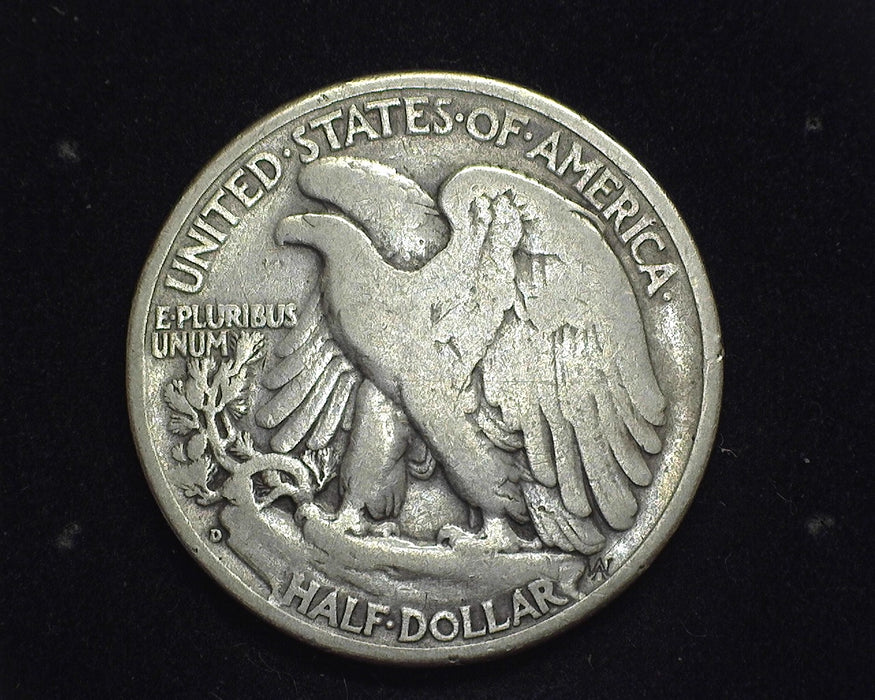 1938 D Walking Liberty Half Dollar F - US Coin