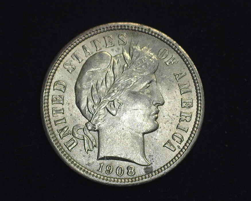 1908 Barber Dime BU - US Coin