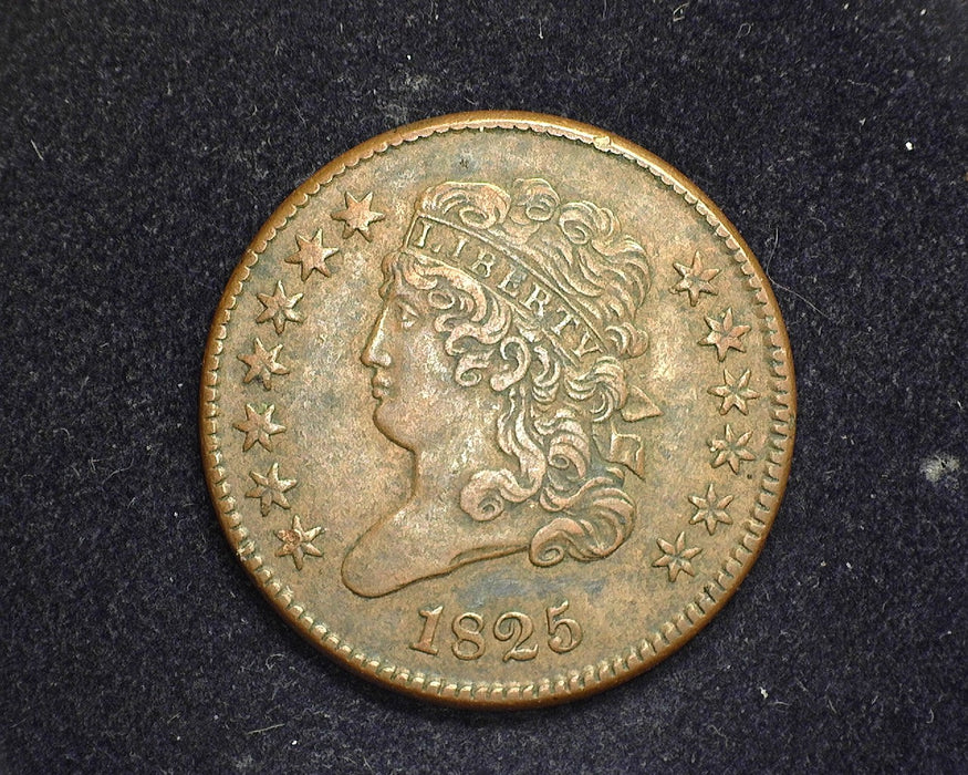 1825 Classic Head Half Cent XF - US Coin